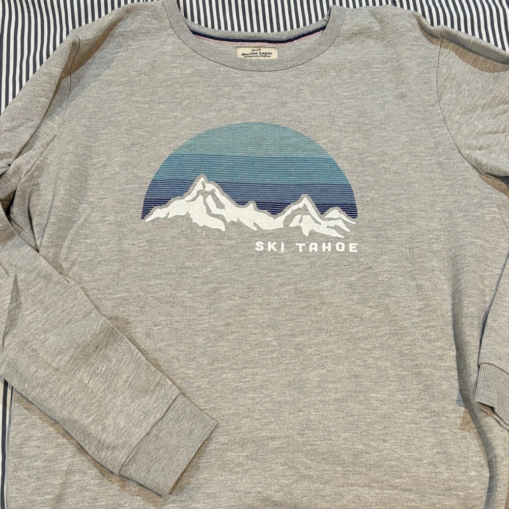 Marine Layer XL Ski Tahoe Sweatshirt